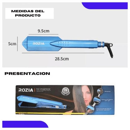 PLANCHA ALISADORA ROZIA CON CERÁMICA