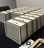 Alcancías con metas de ahorro.