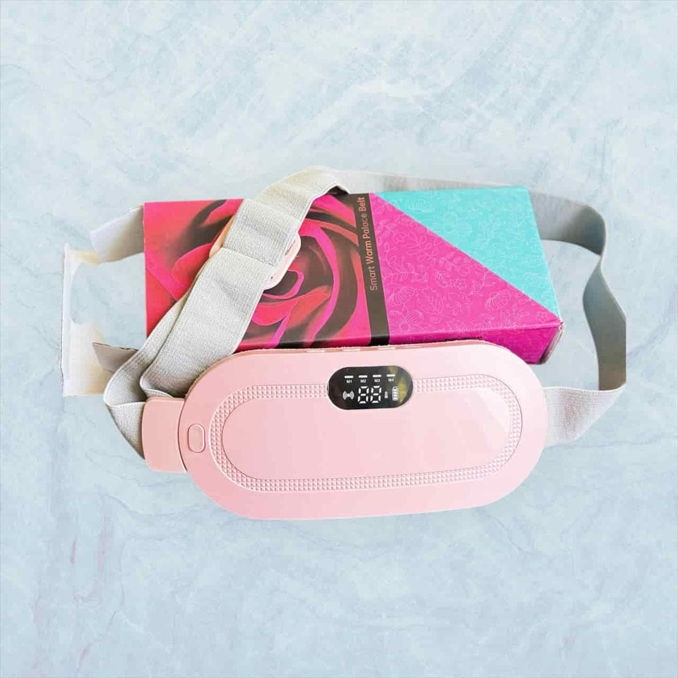 CINTURON TERMICO MASAJEADOR PARA COLICOS MENSTRUALES
