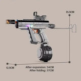 PISTOLA DE AGUA ELECTRICA UZI RGB RECARGABLE