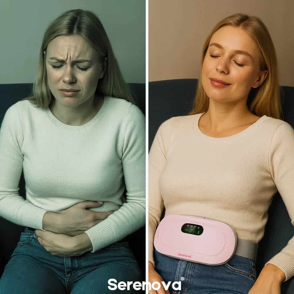 CINTURON TERMICO MASAJEADOR PARA COLICOS MENSTRUALES