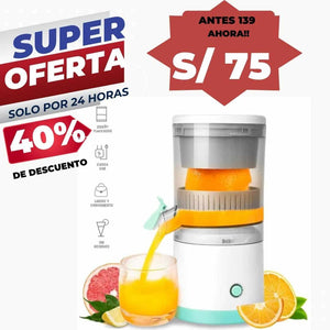 EXPRIMIDOR ELECTRICO PORTATIL DE FRUTAS